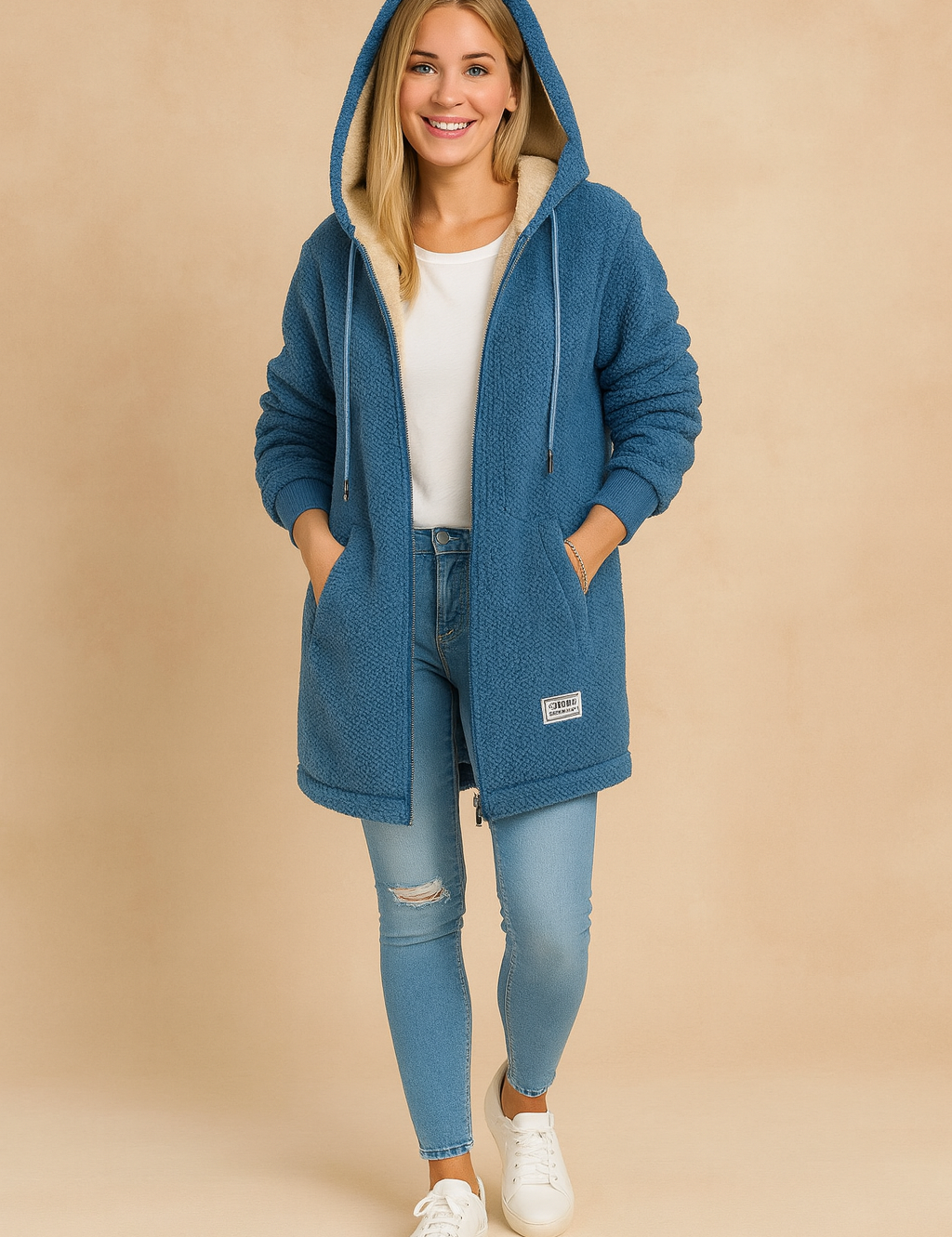 Natalia | Long Winter Jacket with Hood 0
