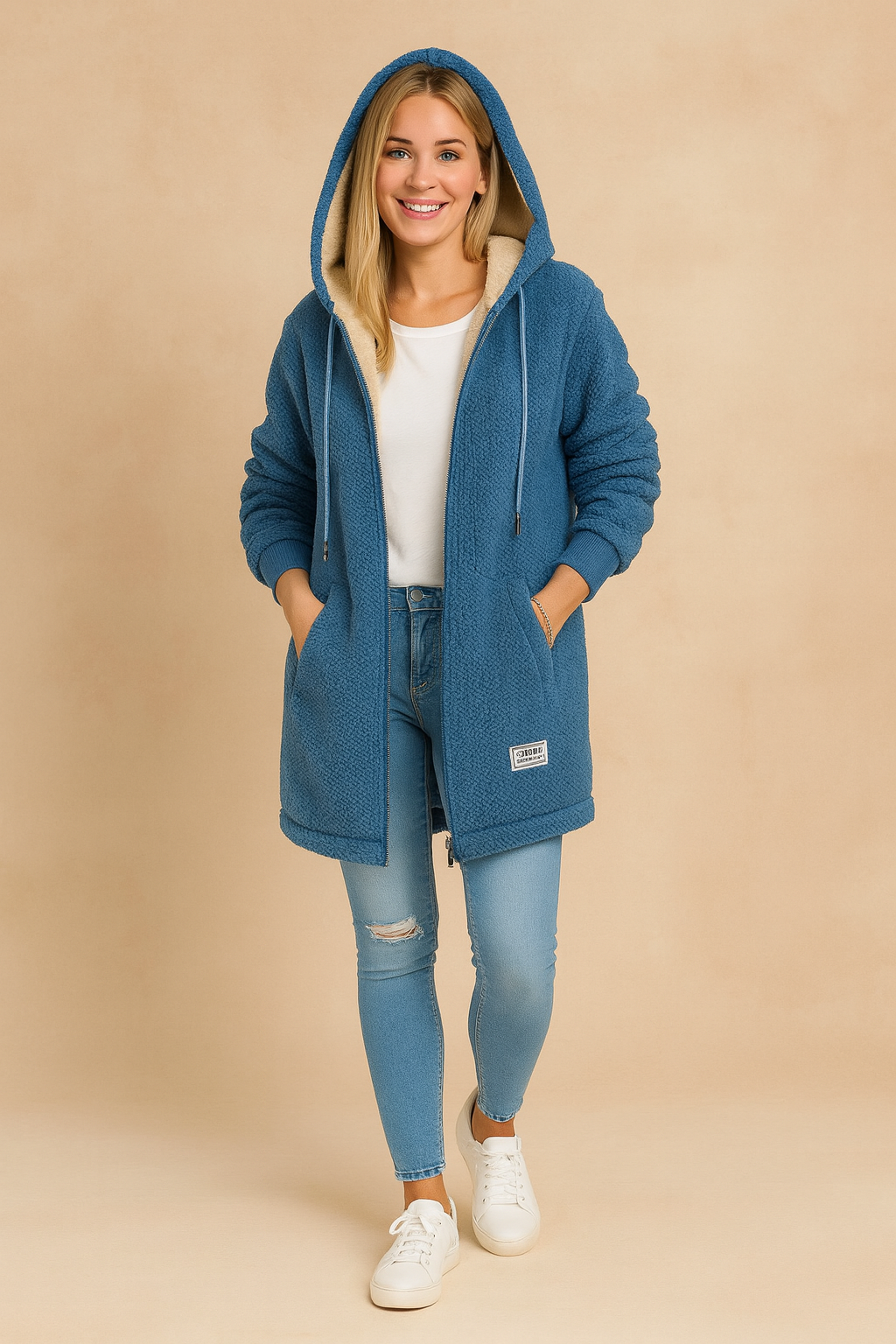 Natalia | Long Winter Jacket with Hood 0