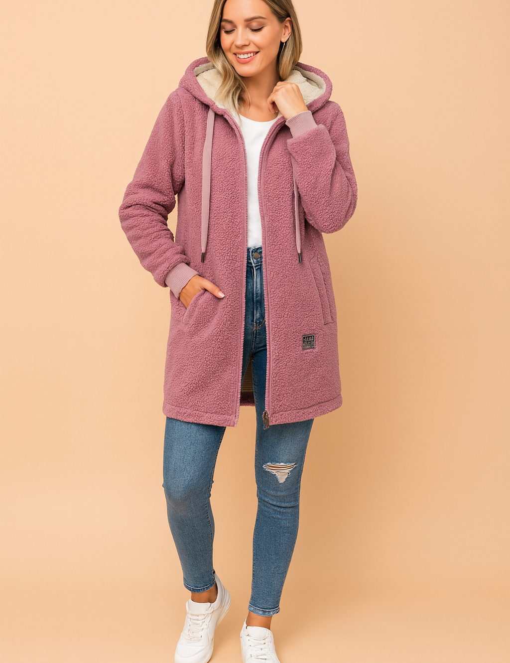 Natalia | Long Winter Jacket with Hood 1