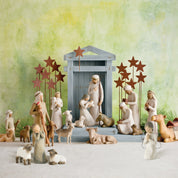 Nativity set with resin and nativity motif 2