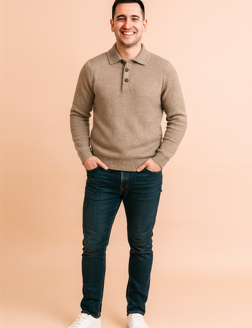 New Year's Eve | Sweater with an Elegant Collar 1