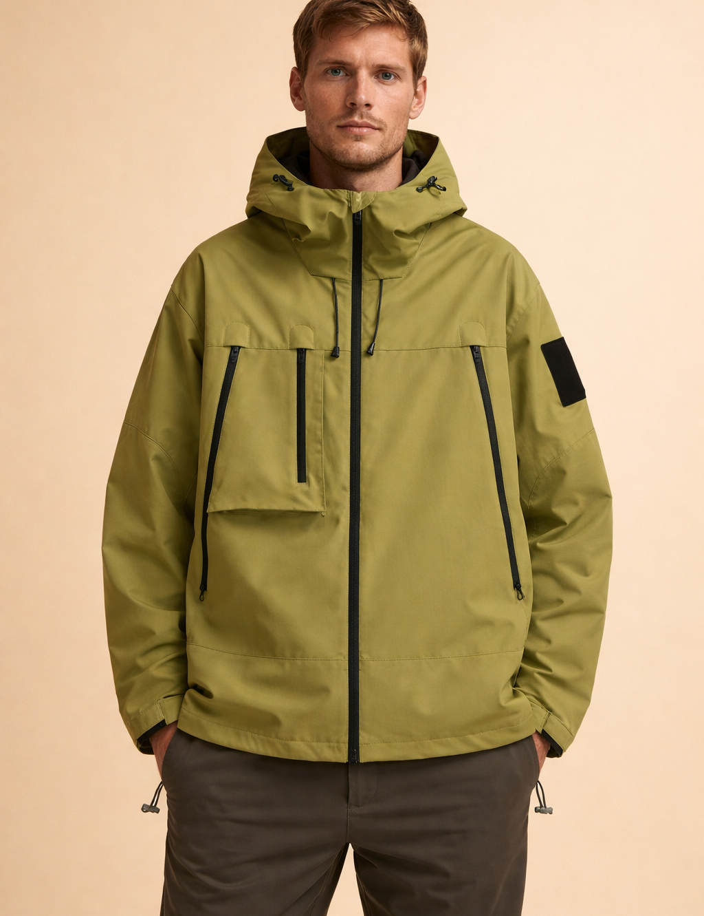 Nikodem | Men's Modern Utility Jacket with Hood 0