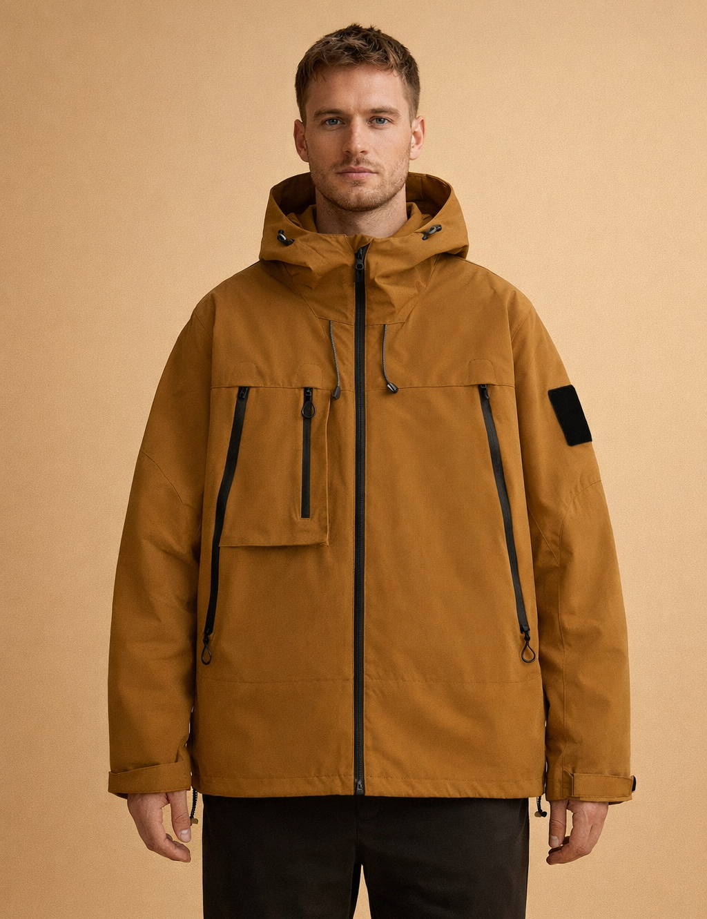 Nikodem | Men's Modern Utility Jacket with Hood 1