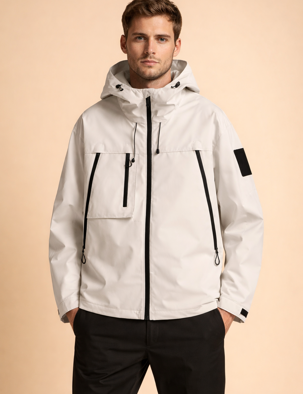 Nikodem | Men's Modern Utility Jacket with Hood 2