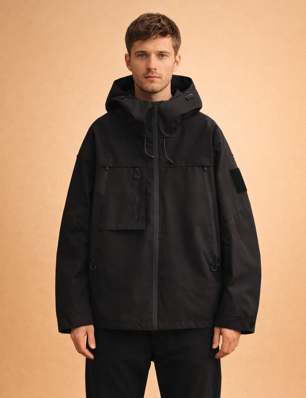 Nikodem | Men's Modern Utility Jacket with Hood 3