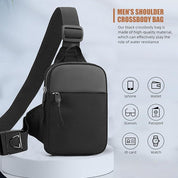 Noah | Waterproof Canvas Crossbody Sling Bag for Travel & Hiking 3