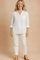 Nola | Classic blouse with a pocket and a stand-up collar 5