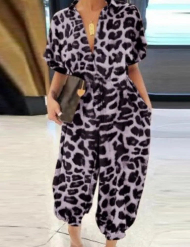 OLIVIA | Overall V-Neck Jumpsuit 0