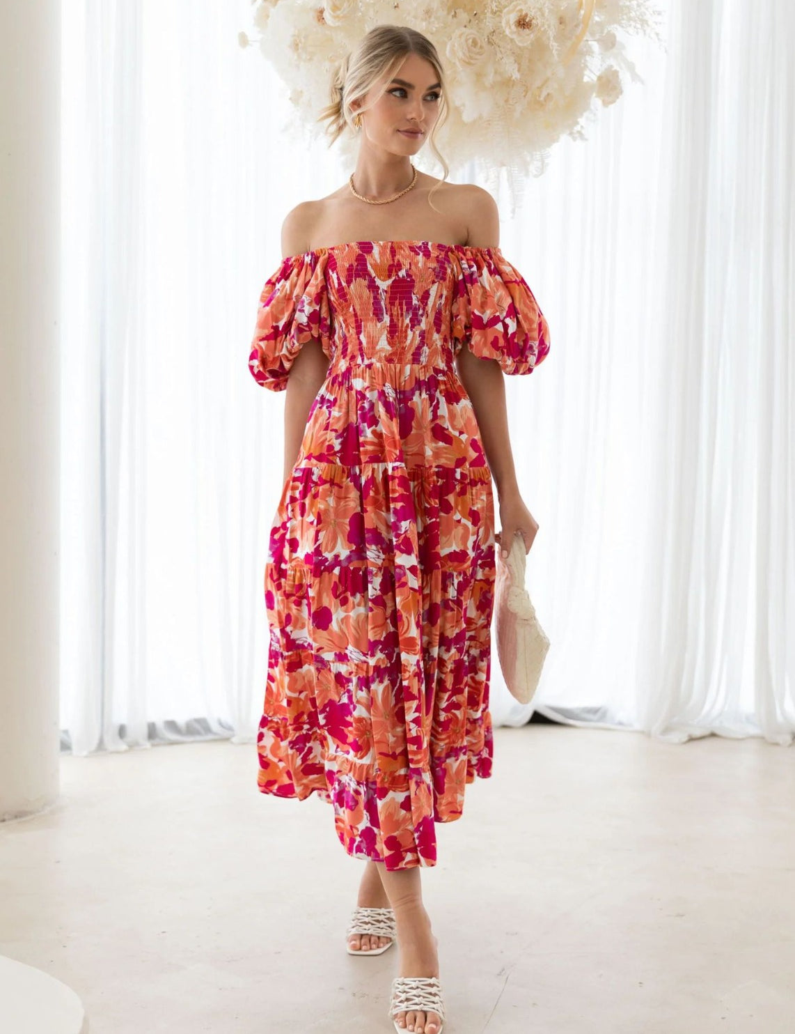 CHLOWY | Comfortable Floral Short Women's Dress