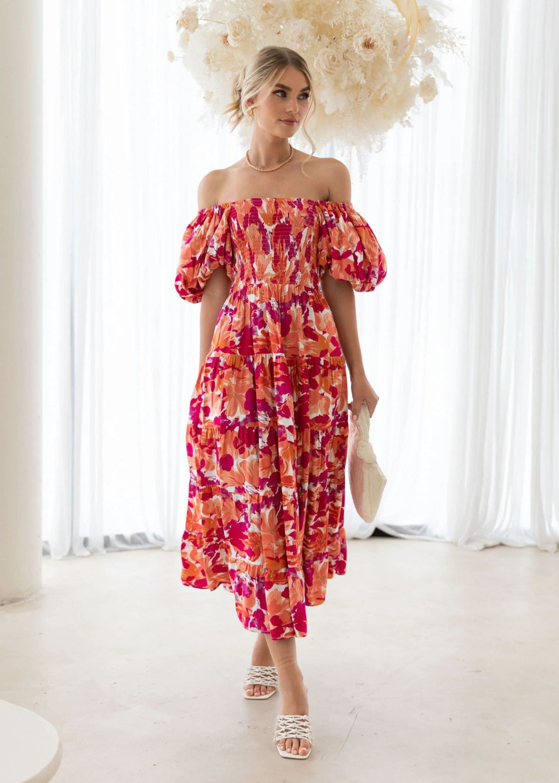 CHLOWY | Comfortable Floral Short Women's Dress