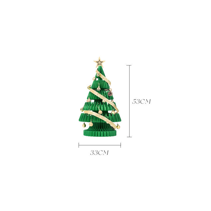 Origami Christmas Tree Decoration Creative Ornaments 0