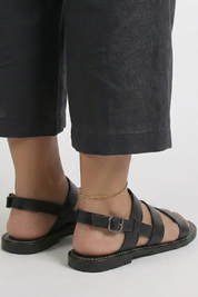 Orthopedic Flat Sandals with Arch Support and Back Strap for Women 4