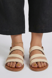 Orthopedic Flat Sandals with Arch Support and Back Strap for Women 5