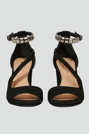 Orthopedic Women’s Block Heel Sandals with Arch Support and Crisscross Straps 1