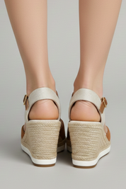 Orthopedic Women’s Closed-Toe Espadrille Sandals with Arch Support Slingback Strap 3