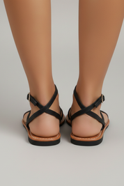 Orthopedic Women’s Flat Sandals with Arch Support and Ankle Strap Open Toe 3