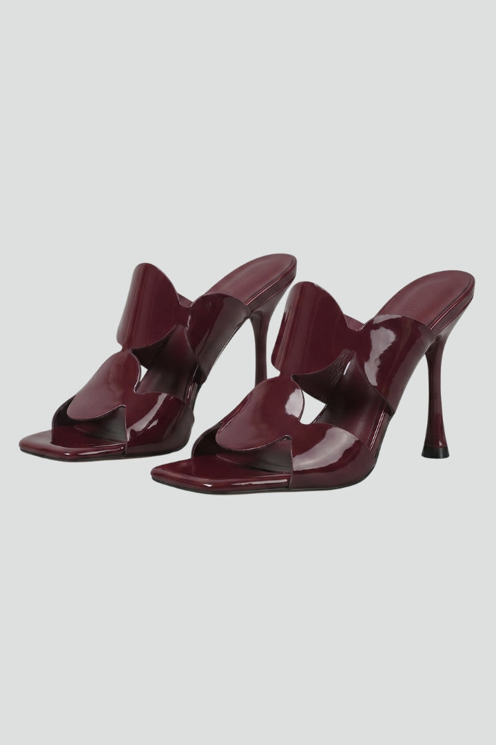 Orthopedic Women's High Heel Sandals with Arch Support and Square Toe Stiletto Design 1