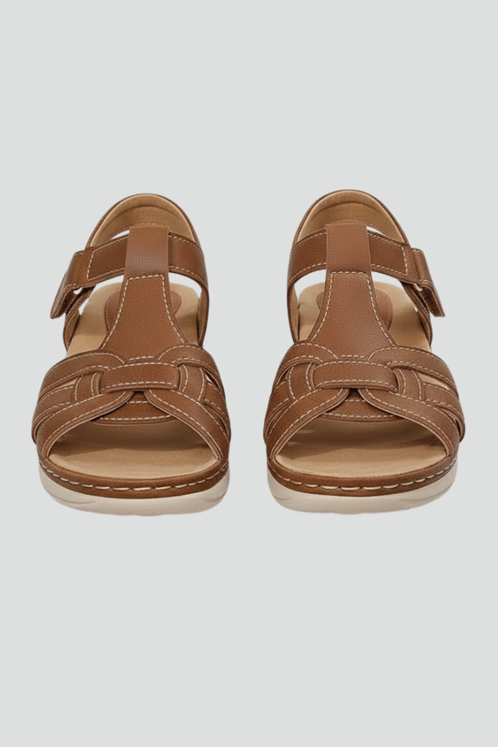 Orthopedic Women’s Open-Toe Sandals with Adjustable Straps and Arch Support 1