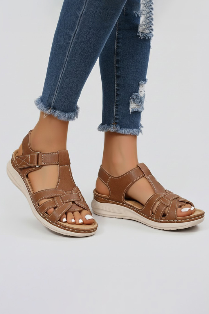 Orthopedic Women’s Open-Toe Sandals with Adjustable Straps and Arch Support 2