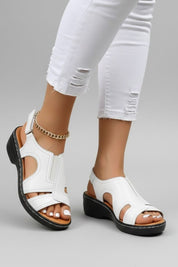 Orthopedic Women’s Platform Sandals with Arch Support and Adjustable Strap 7