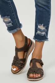 Orthopedic Women’s Retro Strap Sandals with Arch Support and Adjustable Buckle 3