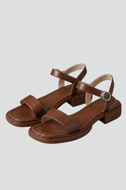 Orthopedic Women's Sandals with Adjustable Strap and Arch Support Block Heel 1