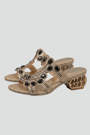 Orthopedic Women's Sandals with Adjustable Straps and Embellished Upper for Arch Support 1