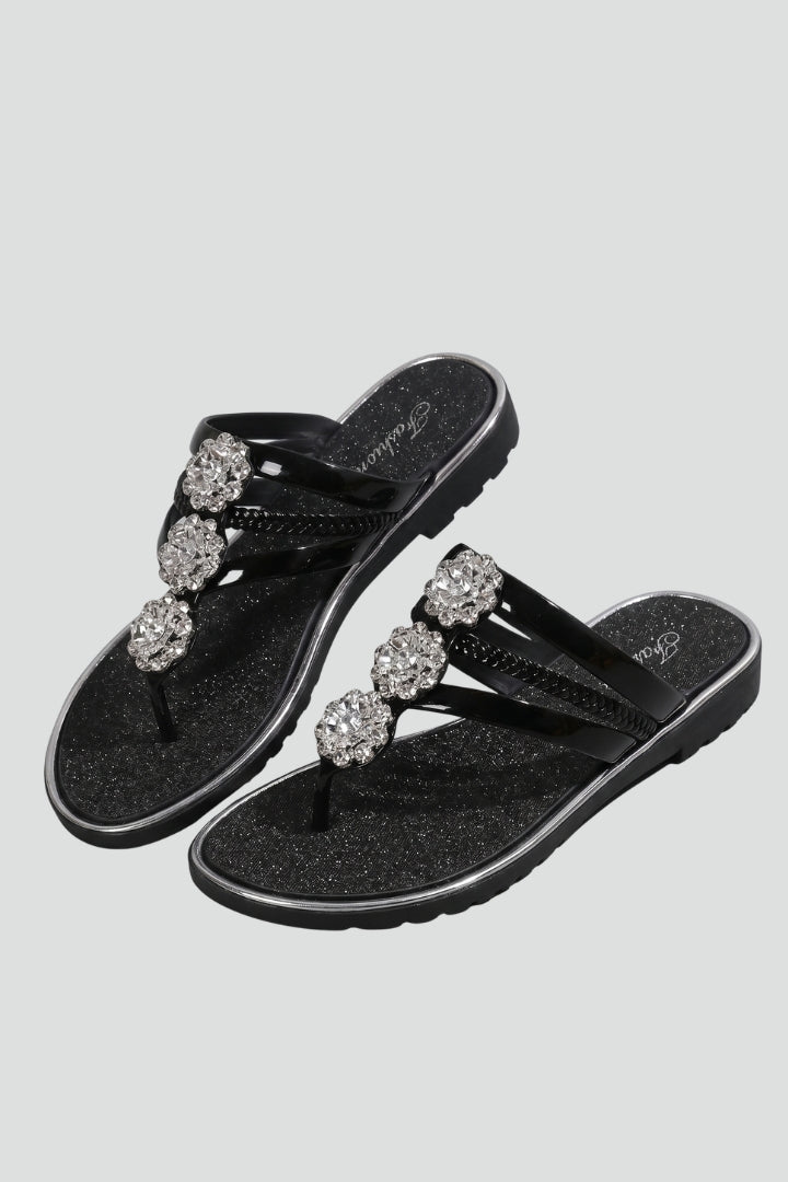 Orthopedic Women's Sandals with Arch Support and Embellished Straps 1