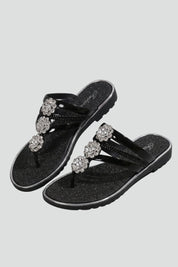 Orthopedic Women's Sandals with Arch Support and Embellished Straps 1