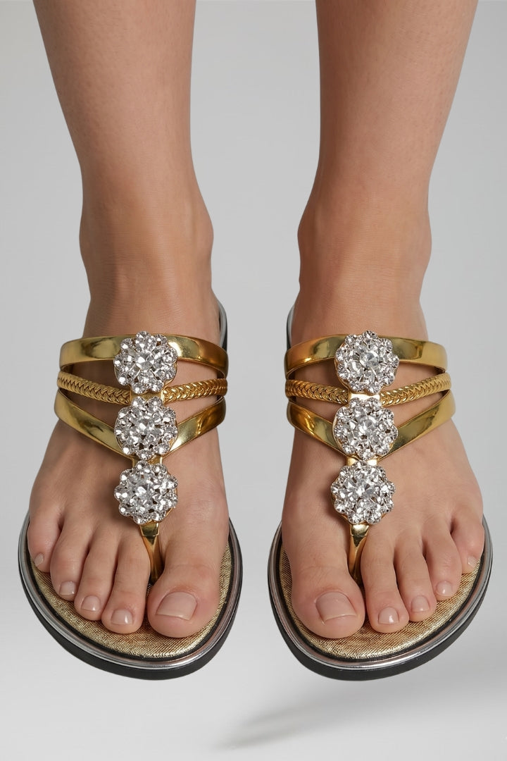 Orthopedic Women's Sandals with Arch Support and Embellished Straps 6
