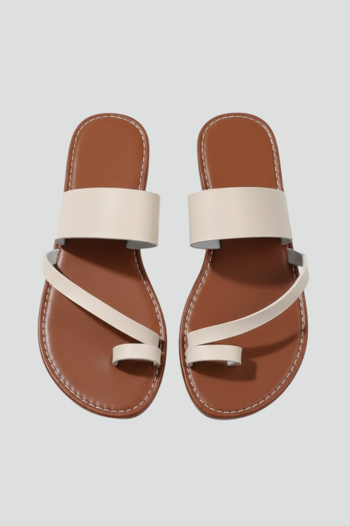 Orthopedic Women’s Slip-On Sandals with Adjustable Buckle Strap and Arch Support 1