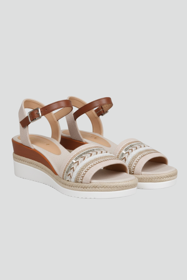 Orthopedic Women’s Wedge Sandals with Adjustable Straps and Arch Support 1