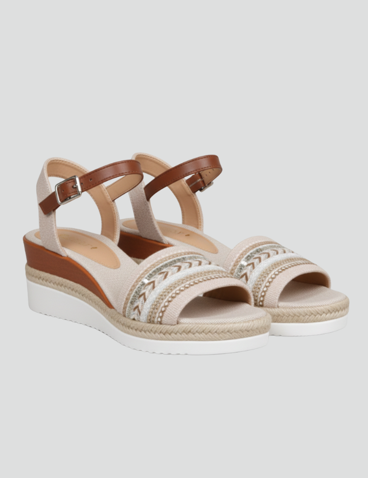 Orthopedic Women’s Wedge Sandals with Adjustable Straps and Arch Support 1