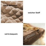 Orthopedic dog cushion bed – Large, thick dog bed with neck support and removable, washable cover 5