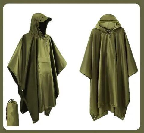 Outdoor rain poncho 3