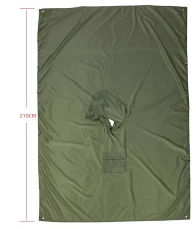 Outdoor rain poncho 4