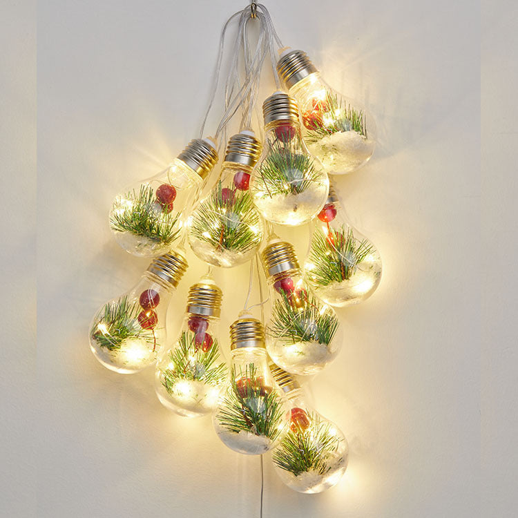 Outdoor red fruit festive light Christmas string lights 1