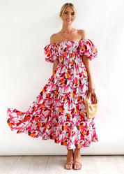 CHLOWY | Comfortable Floral Short Women's Dress
