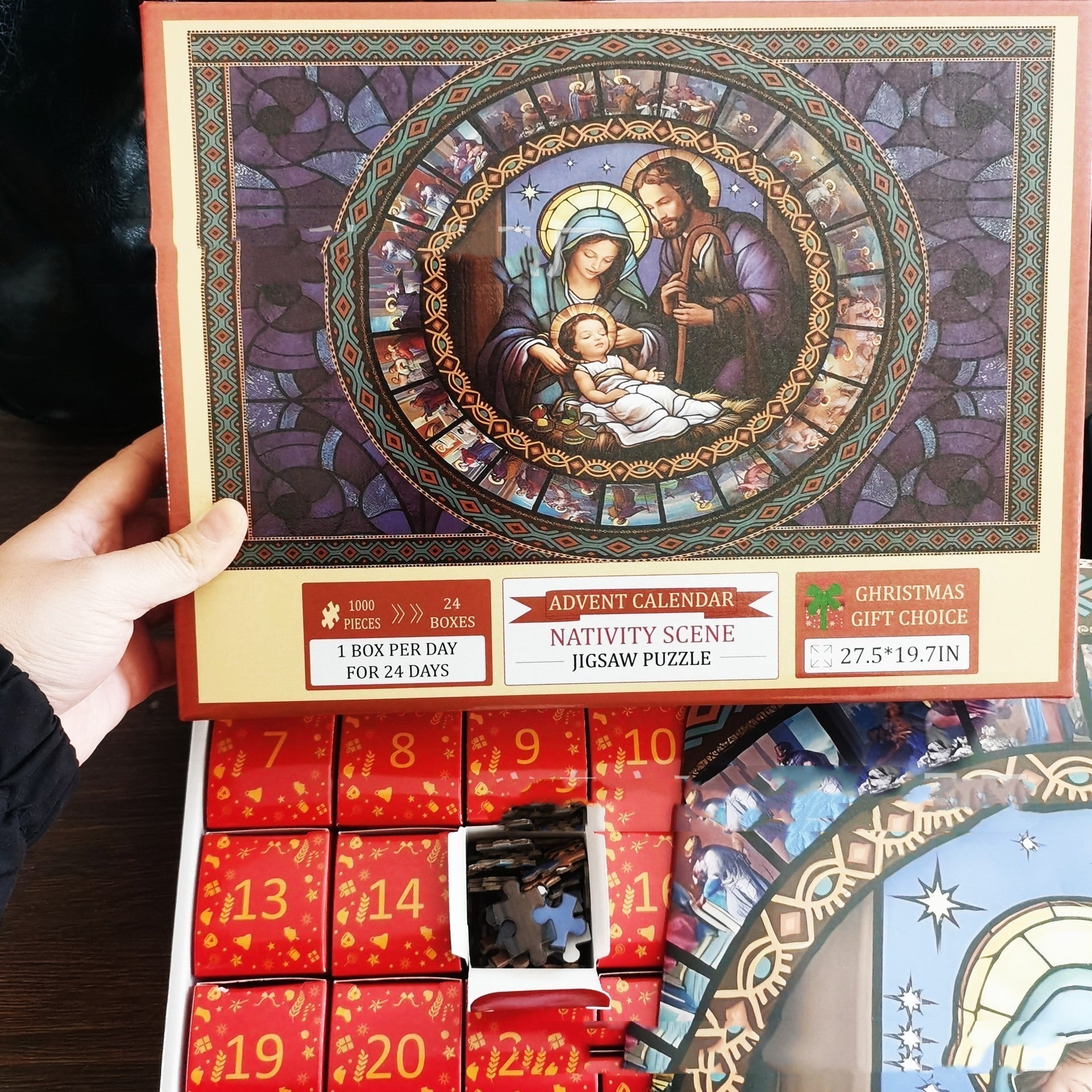 Paper Christmas Advent Calendar Puzzle 2