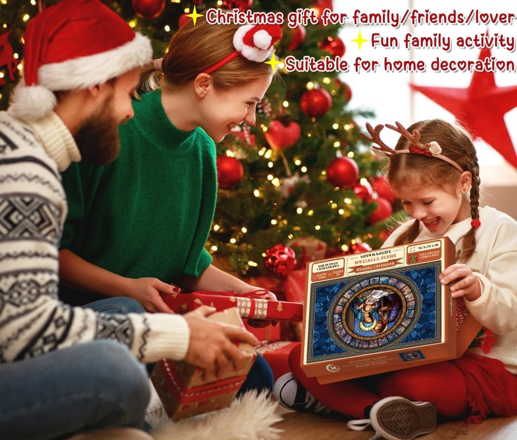 Paper Christmas Advent Calendar Puzzle 3