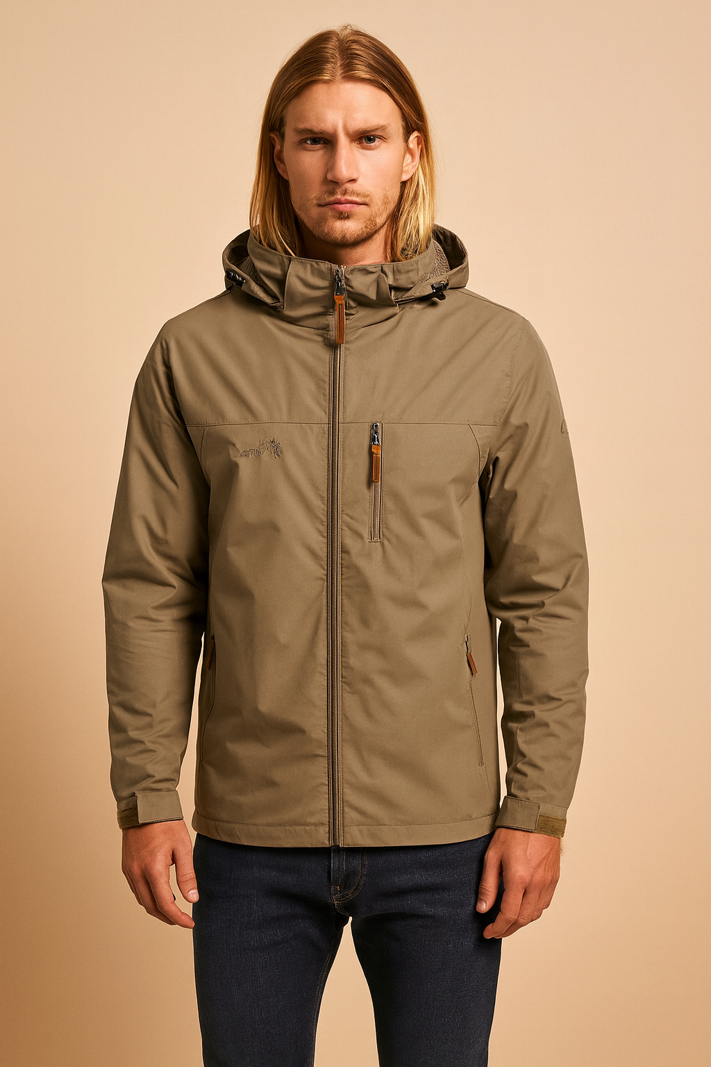 Patryk | Men's sports raincoat with hood 1