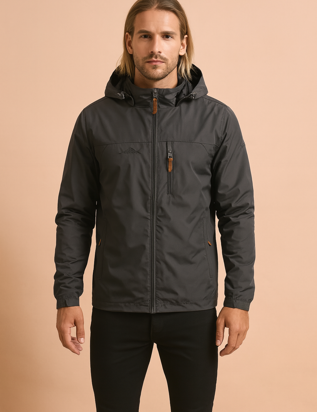 Patryk | Men's sports raincoat with hood 3