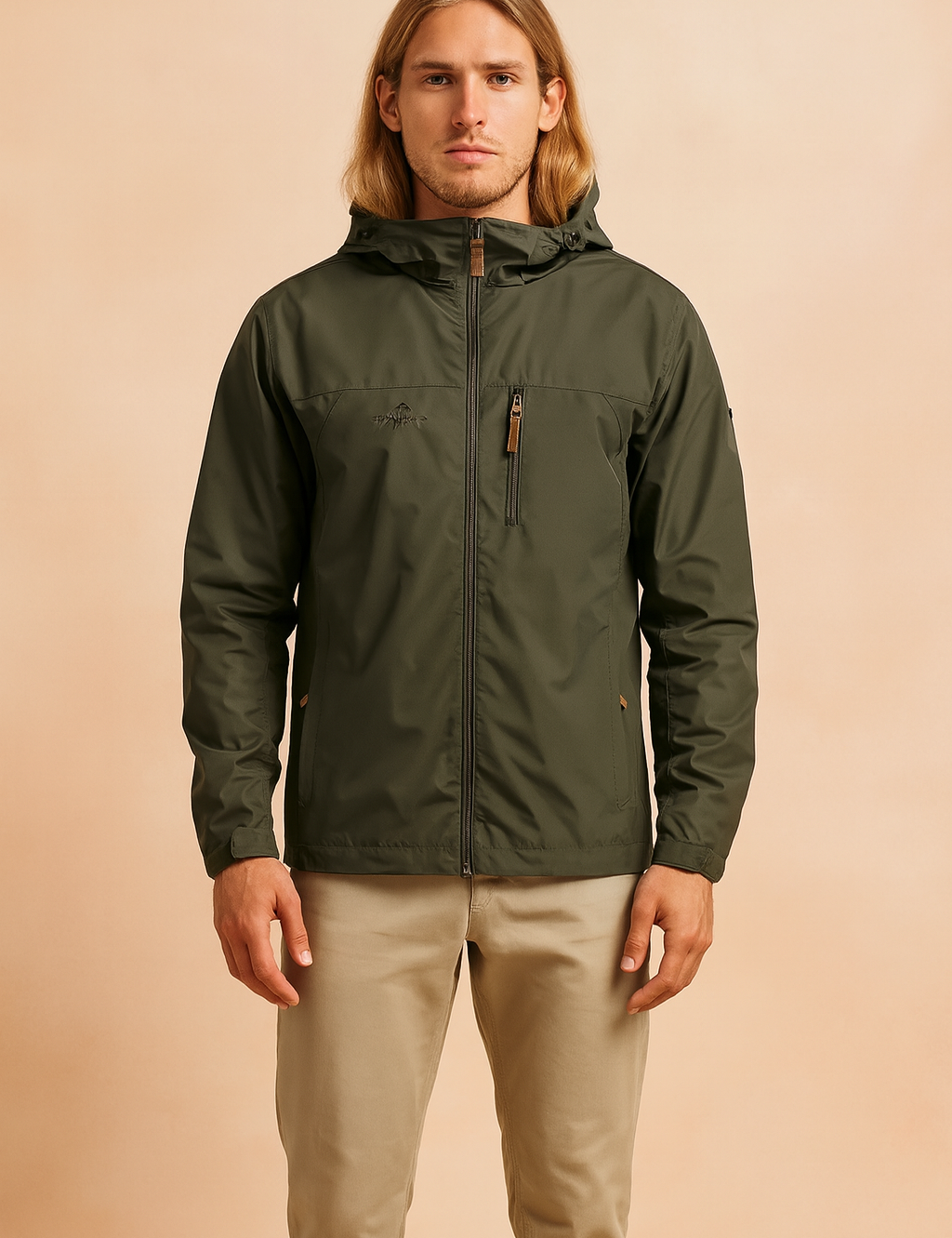 Patryk | Men's sports raincoat with hood 4