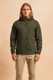 Patryk | Men's sports raincoat with hood 4