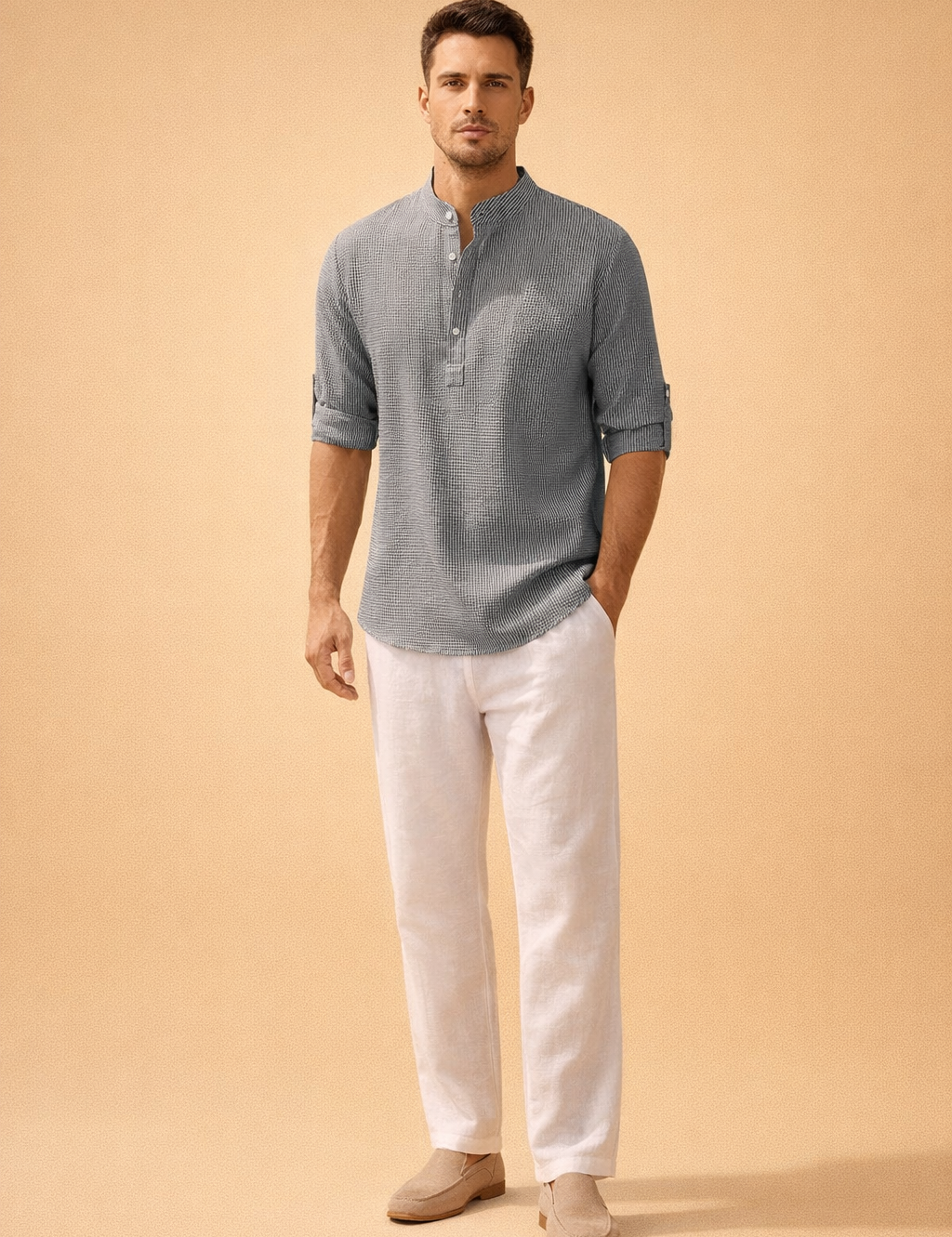Paweł | Stylish men's casual shirt for everyday, casual elegance 5