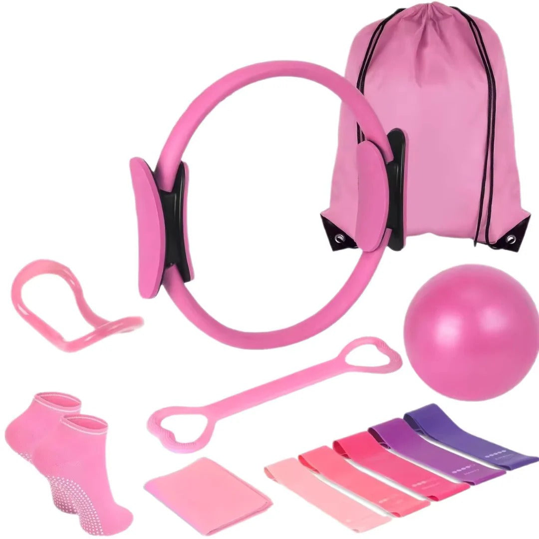 Pilates ball & resistance band set 2