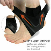 Plantar ankle X-wrap, brace, compression sleeve 2