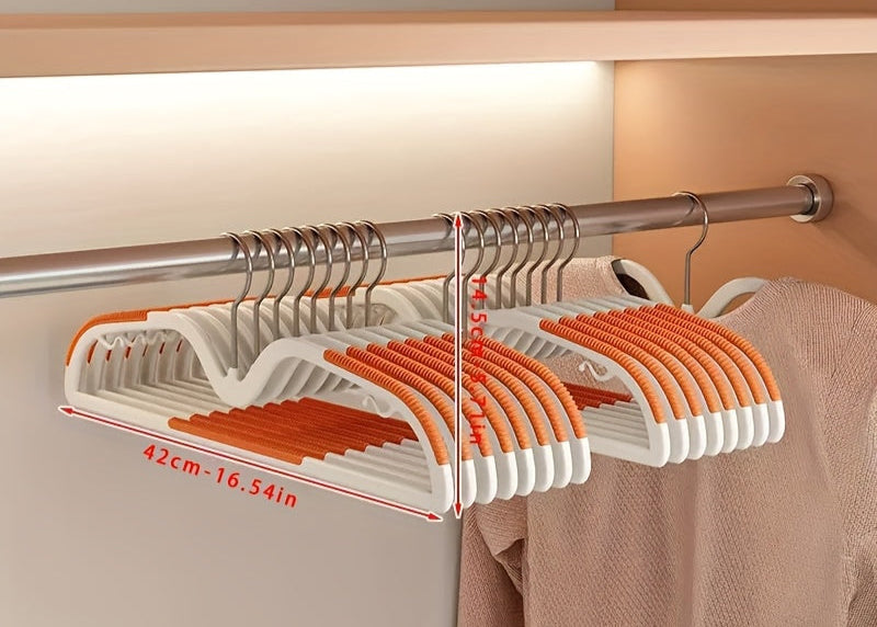 Platzsparende Kleiderbügel | Rutschfest & Drehbar | Schlanker Hals Gegen Schulterbeulen | SlimHang 5