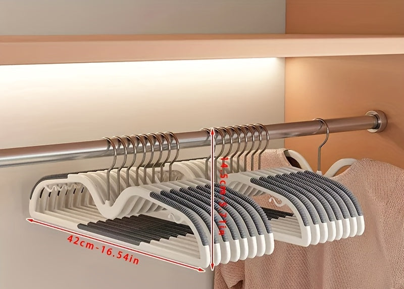 Platzsparende Kleiderbügel | Rutschfest & Drehbar | Schlanker Hals Gegen Schulterbeulen | SlimHang 6