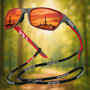 Polarized outdoor sports sunglasses with UV400 protection - Lightweight and stylish design for ultimate eye comfort 1